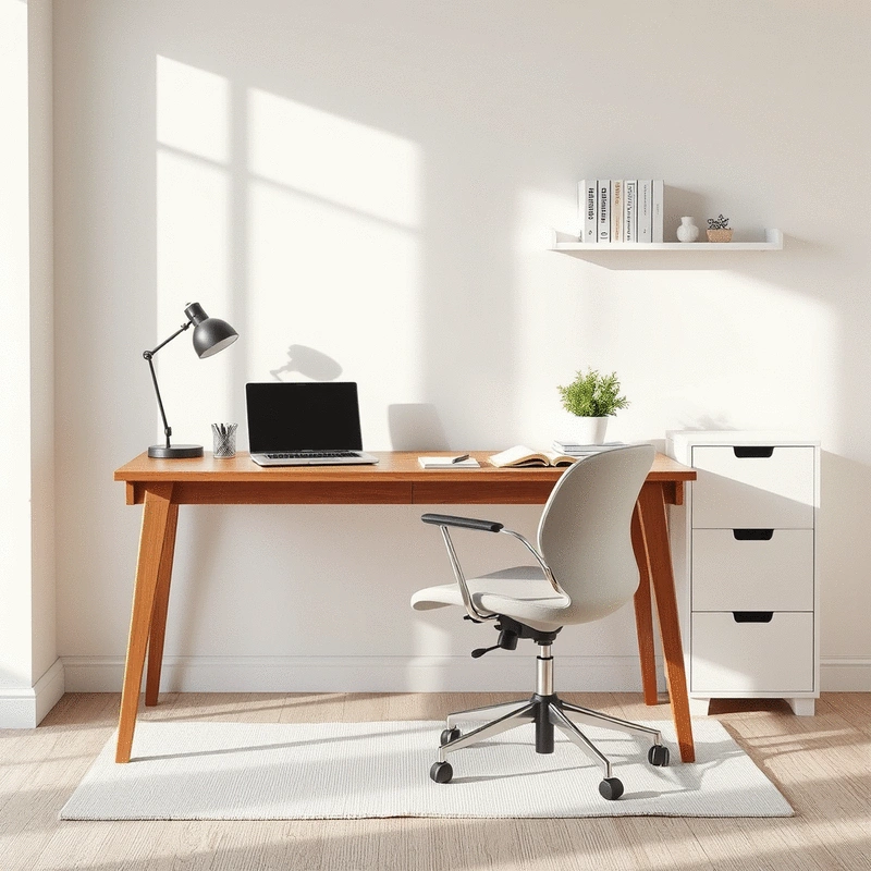 how to create a clutter-free home office space