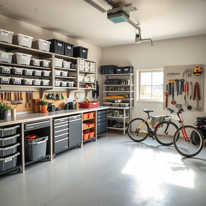 how to tackle garage clutter with a structured plan