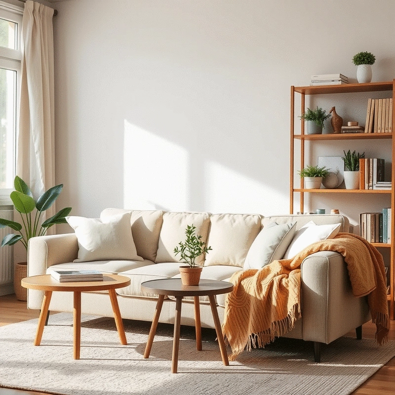 easy tips for organizing a cluttered living room