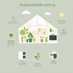 Sustainable Living Diagram